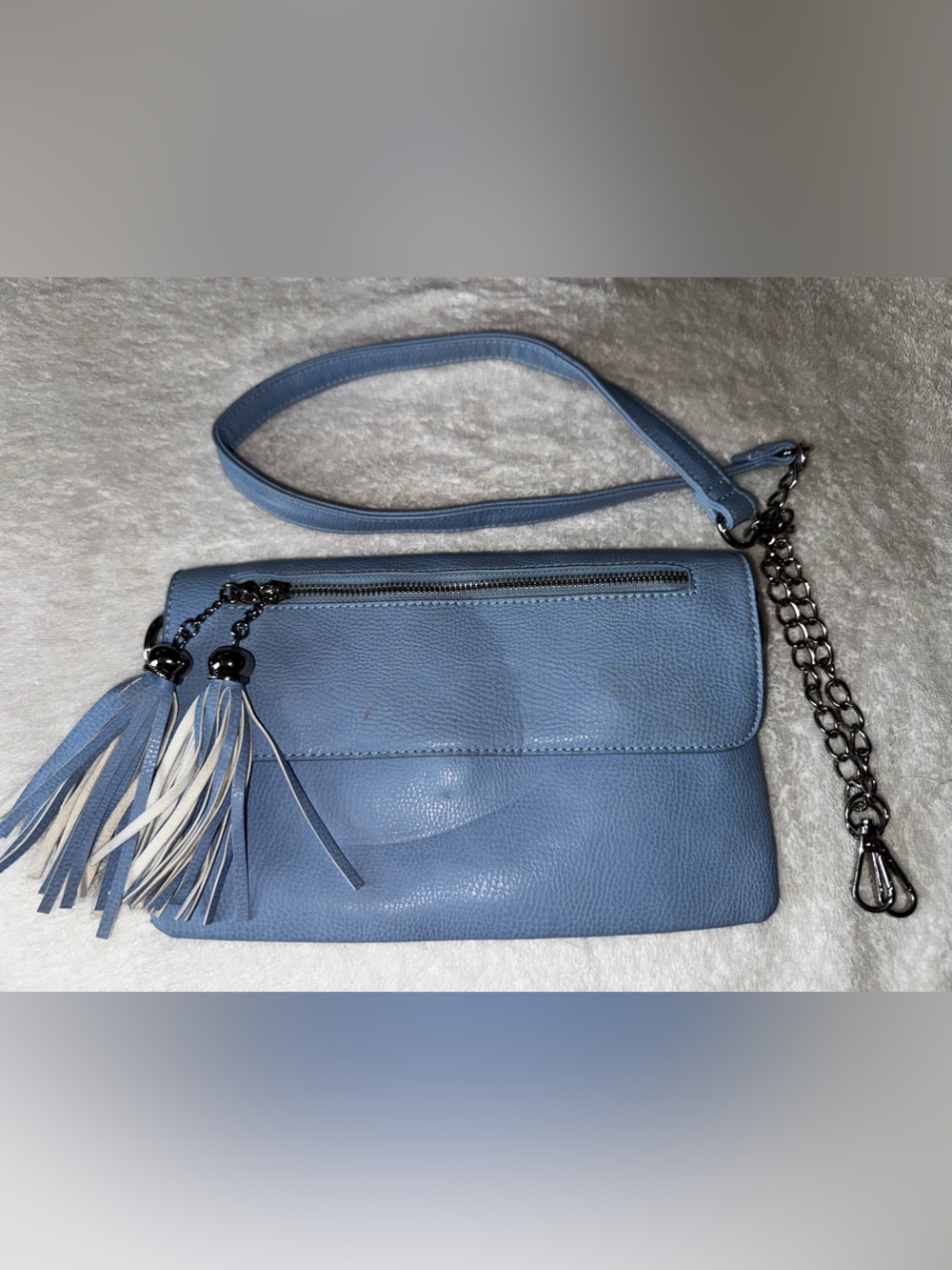 charming charlie cerulean crossbody bag